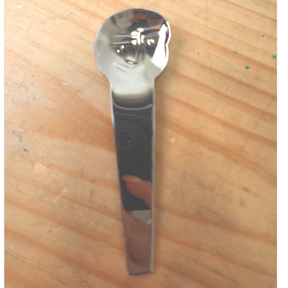 Carrol Boyes Spoon Condiment Utensil 18/8 Abstract Face Art South African Artist